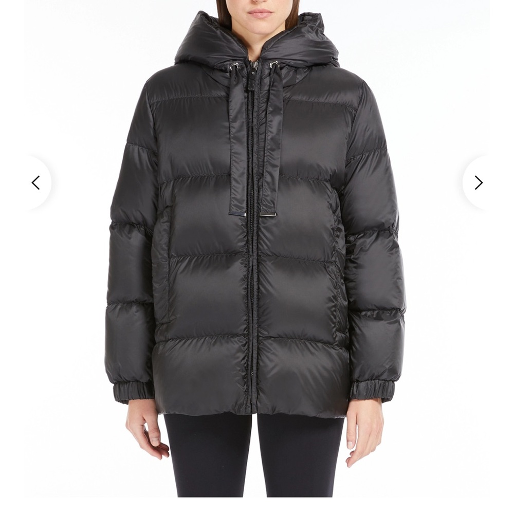 Max Mara The Cube Quilter Black Puffer Jacket